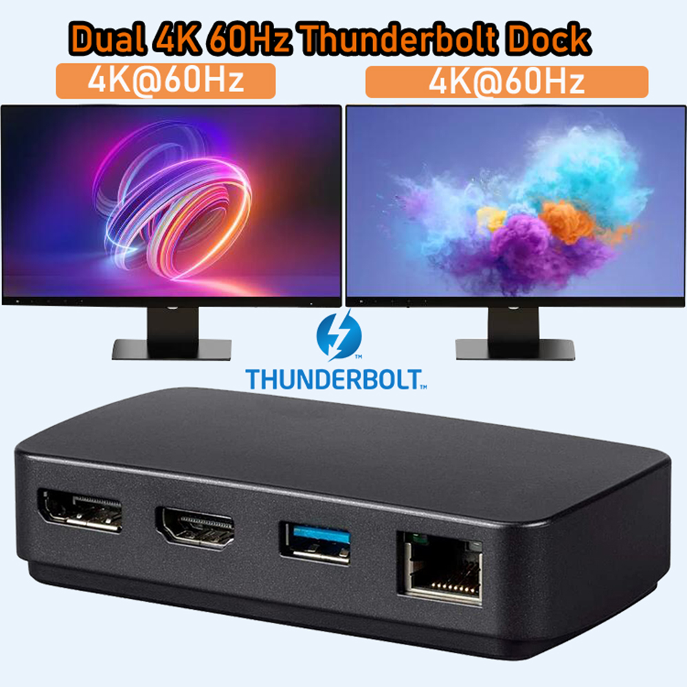 Docking Station Dual Monitor Dp Hdmi - Estación de acoplamiento Thunderbolt 3, monitor
