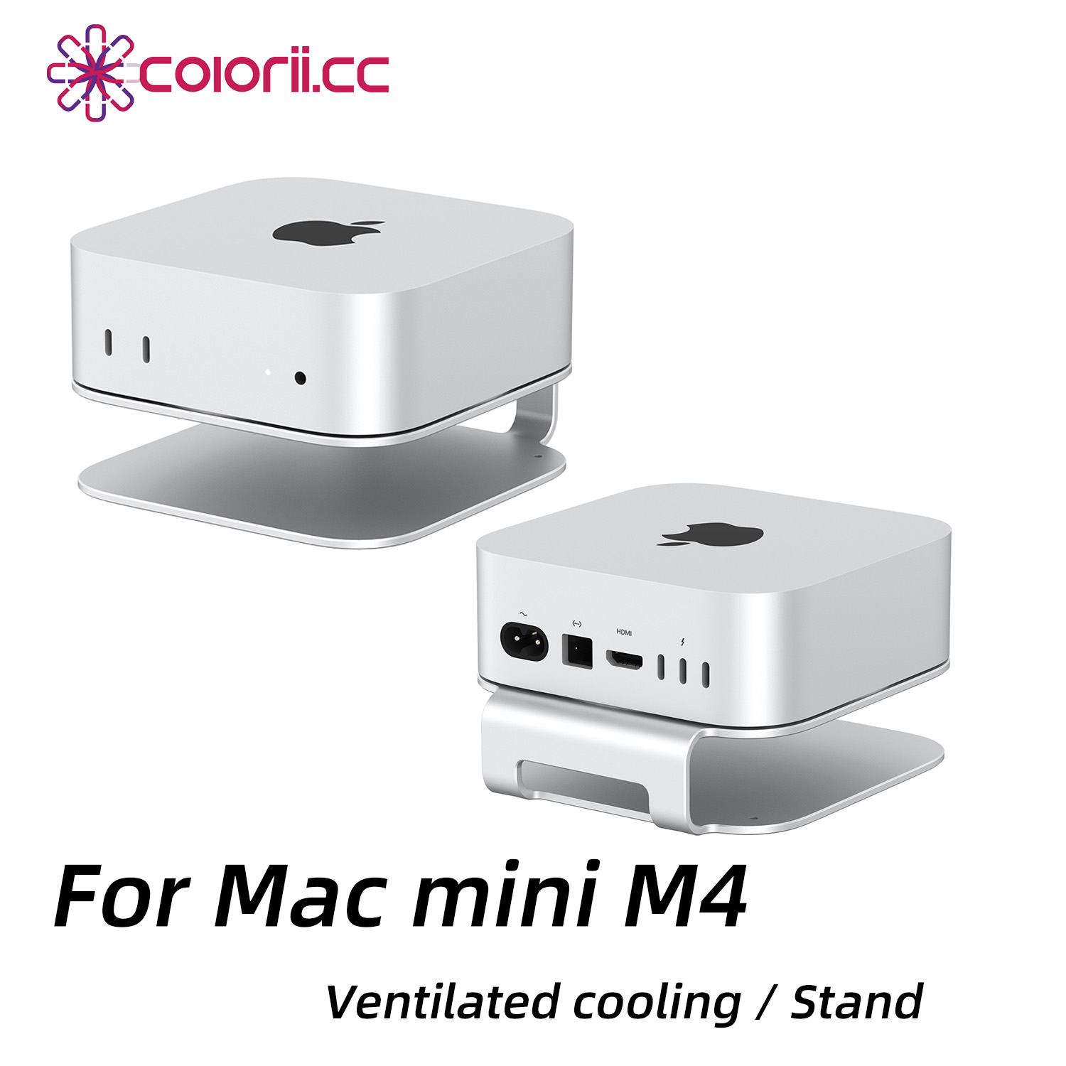 Laptop Stand Dock Aluminum - Soporte de Escritorio Colorii para Mac