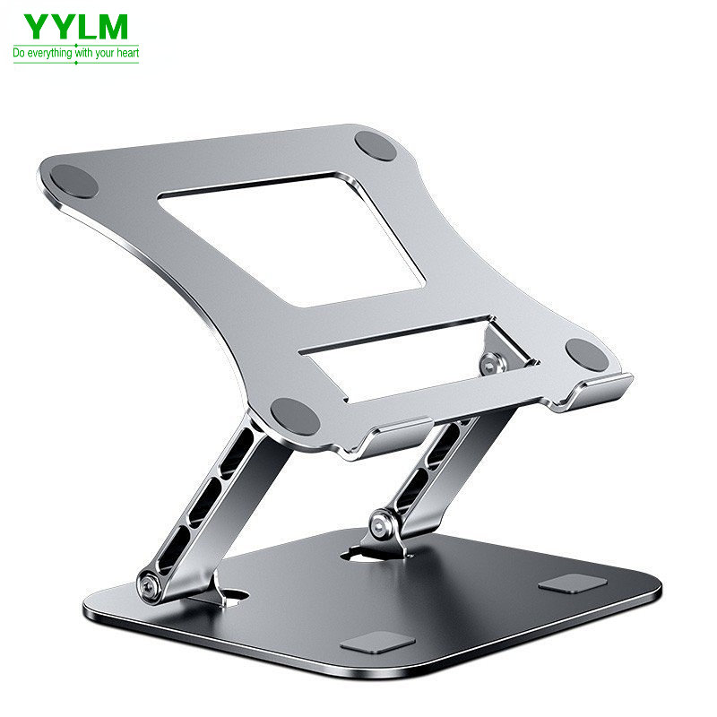 Laptop Stand Dock Aluminum - Soporte Ajustable para Teléfono y Tableta,