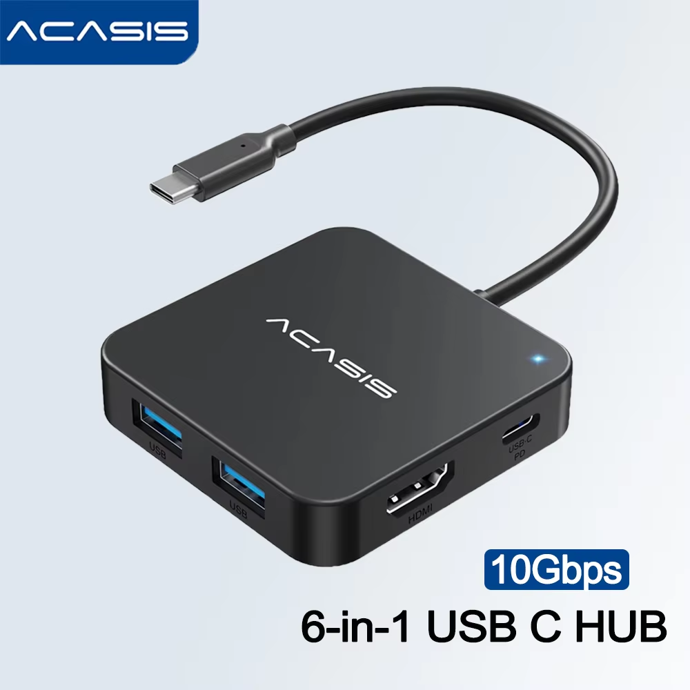Usb C Dock Dual Hdmi 4K - ACASIS USB C Hub 6 en