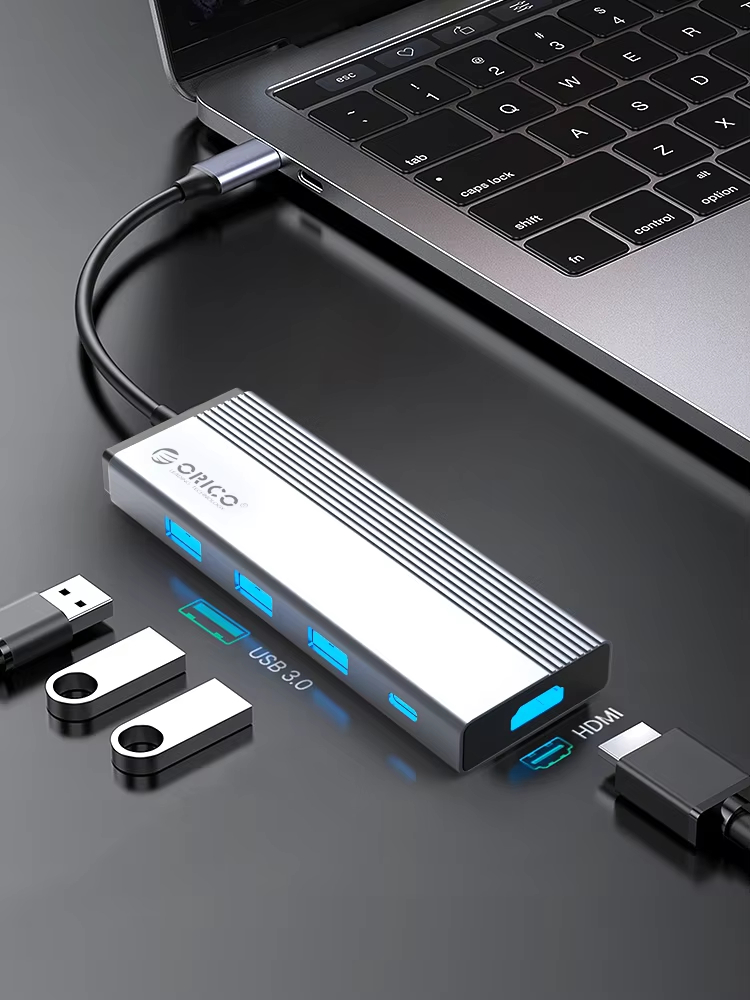 ORICO Hub USB C 5 en 1, adapta - Usb C Dock With 100W Pd reseña y precio
