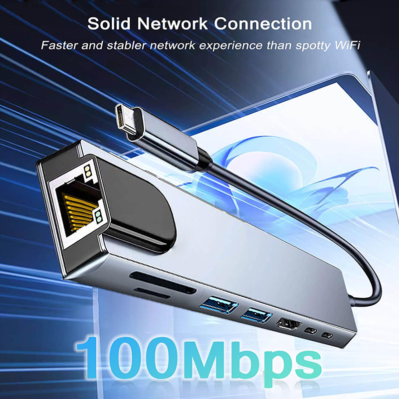Hub USB tipo C 8 en 1 para Mac - Docking Station For Macbook Pro reseña y precio