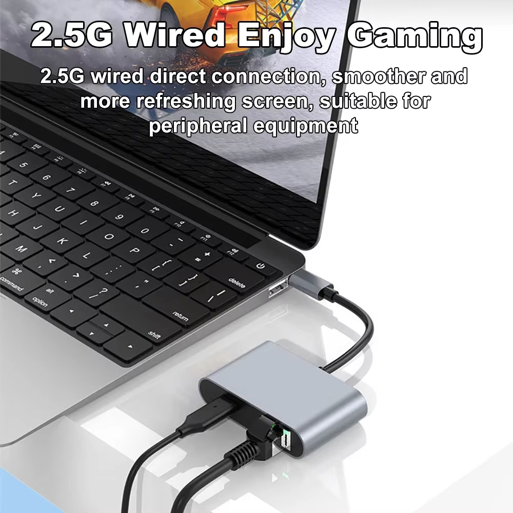 Adaptador USB C HUB tipo C a 2 - Usb C Hub Ethernet 2.5G reseña y precio