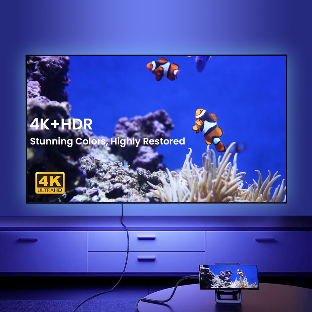 NIERBO Cable USB C a HDMI 6,6  - Usb C Dock Dual Hdmi 4K reseña y precio