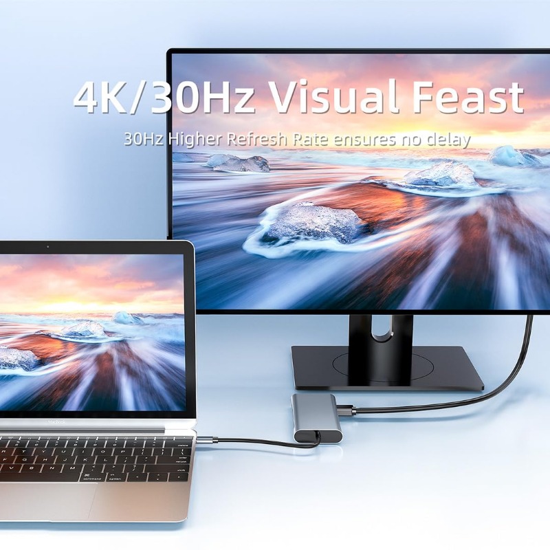 Base de Conexión USB C 11 en 1 - Usb C Hub Sd Card Reader 4K Hdmi reseña y precio