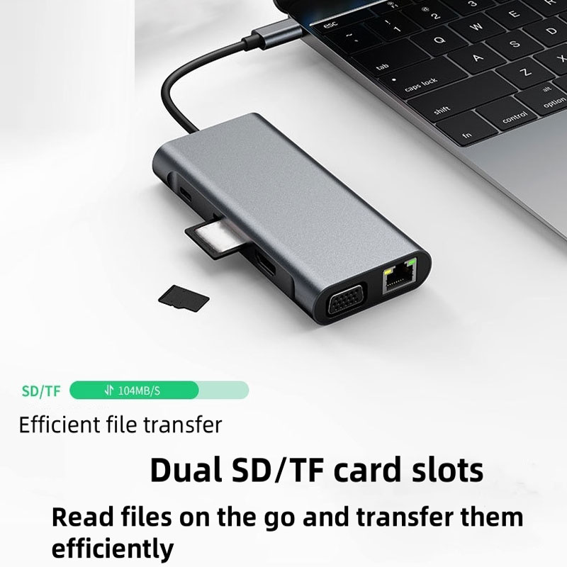 HUB USB Tipo C, Adaptador HD 1 - Usb C Dock With 100W Pd reseña y precio