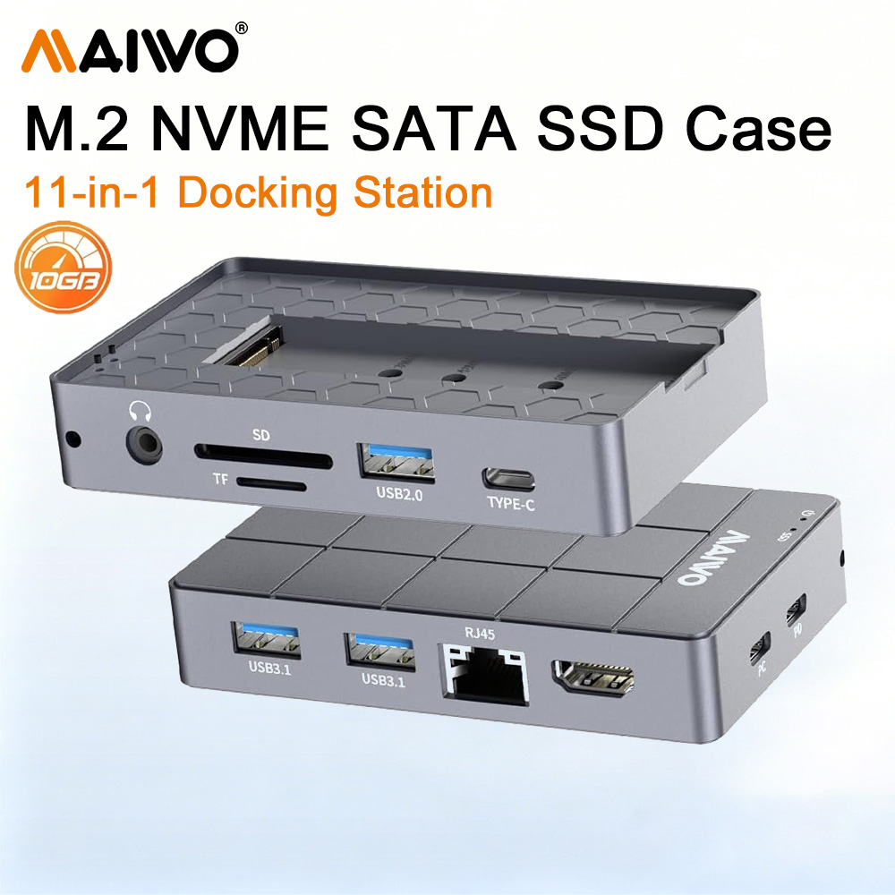 Estación de Conexión MAIWO 11  - Usb C Hub With M.2 Nvme Slot reseña y precio