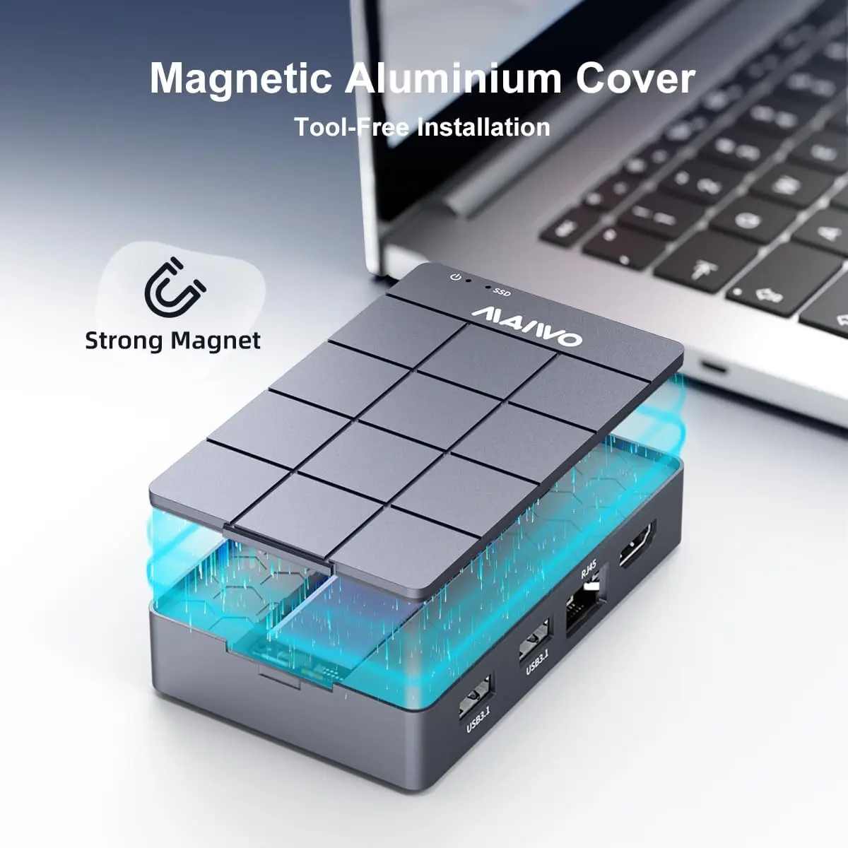 Estación de Conexión MAIWO 11  - Usb C Hub With M.2 Nvme Slot reseña y precio