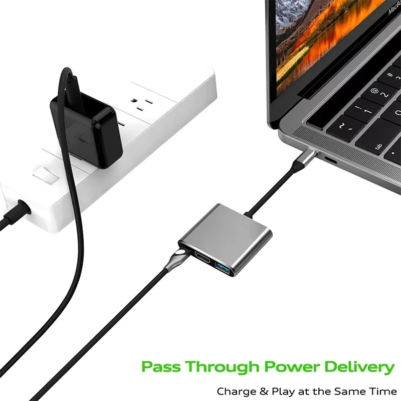 KEBIDUMEI Hub USB C 3 en 1, US - Usb C Dock Dual Hdmi 4K reseña y precio