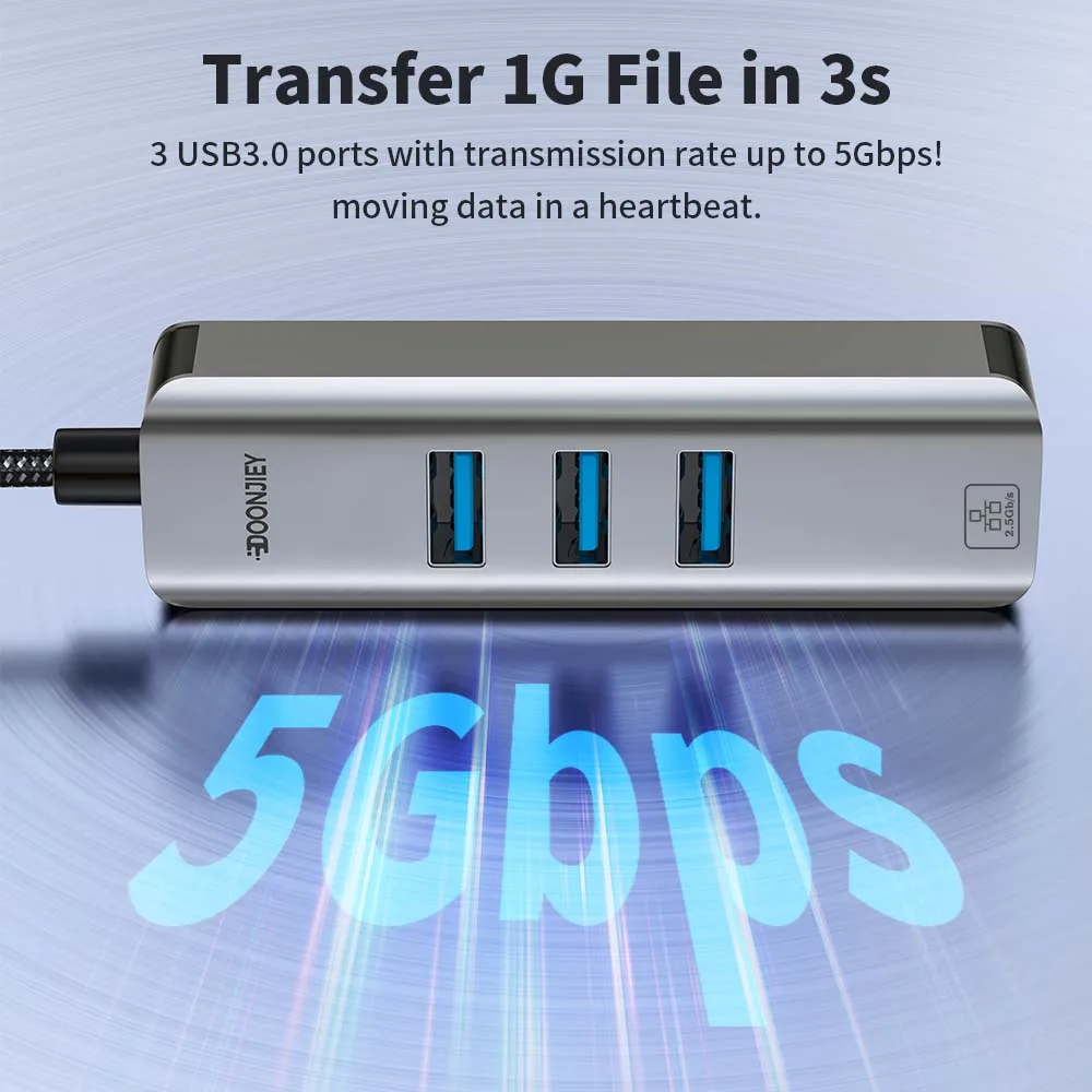 Adaptador convertidor de red 4 - Usb C Hub Ethernet 2.5G reseña y precio