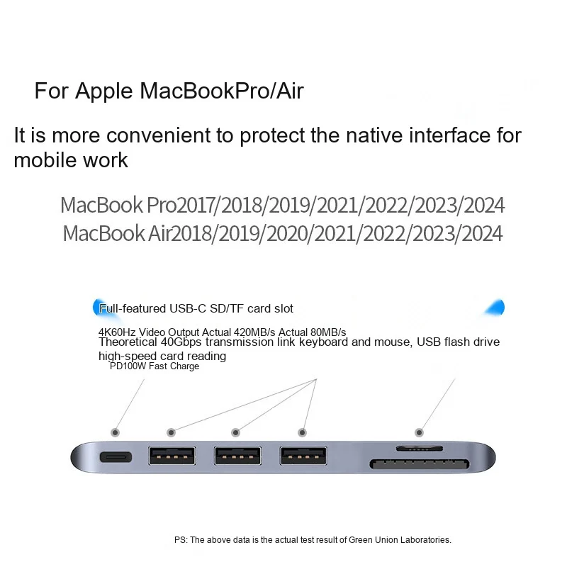 UGREEN 60560, concentrador USB - Usb C Dock With 100W Pd reseña y precio