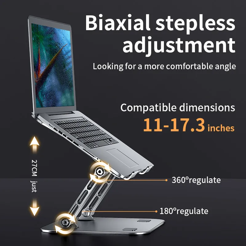 Soporte Ajustable para Teléfon - Laptop Stand Dock Aluminum reseña y precio