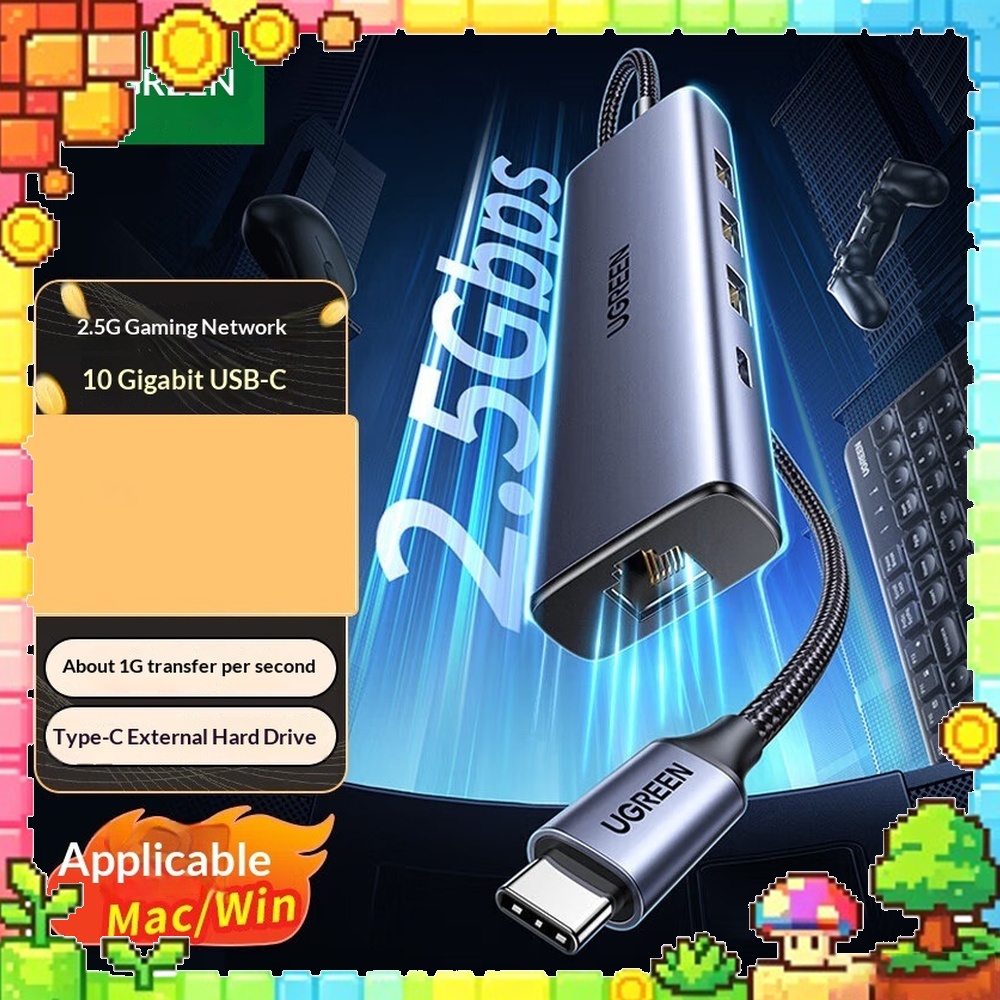 UGREEN CM512, concentrador USB - Usb C Hub Ethernet 2.5G reseña y precio