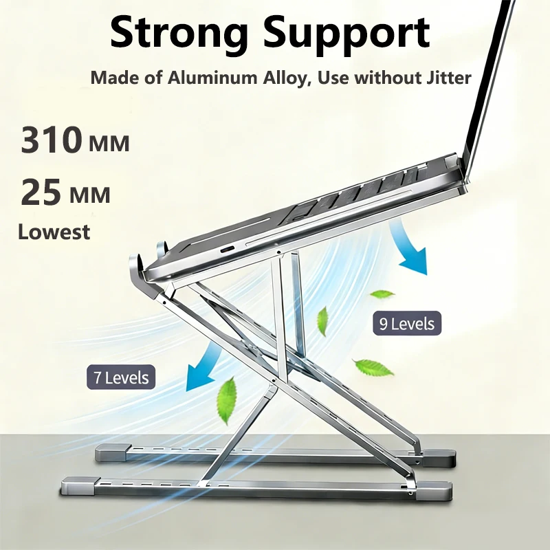 Soporte plegable y ajustable d - Laptop Stand Dock Aluminum reseña y precio