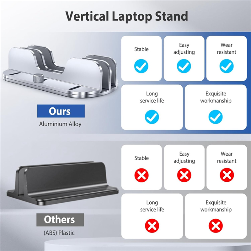 Soporte vertical Superior para - Laptop Stand Dock Aluminum reseña y precio