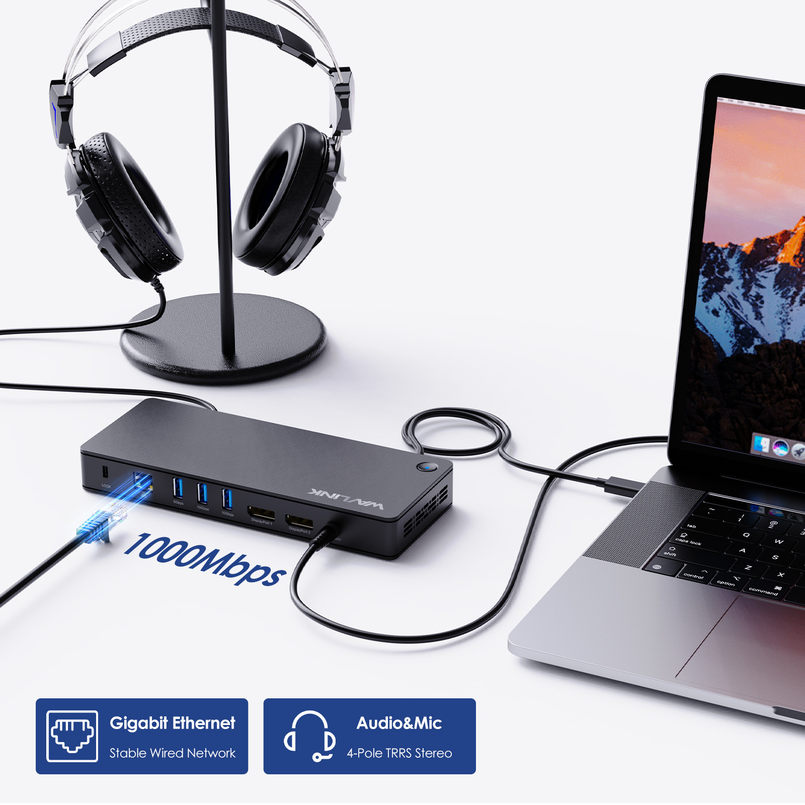 Base de Conexión Universal Dis - Docking Station Displaylink Dual 4K reseña y precio