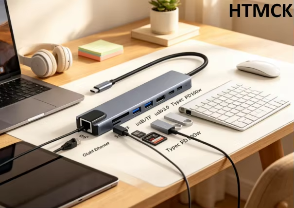 Hub USB C 8 en 1, 7 en 2, 7 en - Usb C Hub Sd Card Reader 4K Hdmi reseña y precio