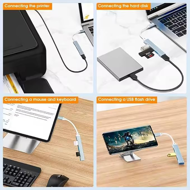 Adaptador USB Hub Tipo C Multi - Docking Station For Macbook Pro reseña y precio