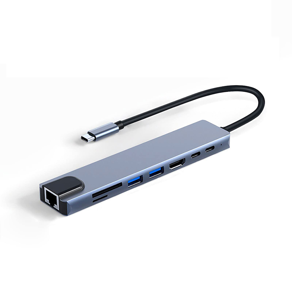 Hub USB C 8 en 1, HDMI 4K@30Hz - Usb C Hub Sd Card Reader 4K Hdmi reseña y precio