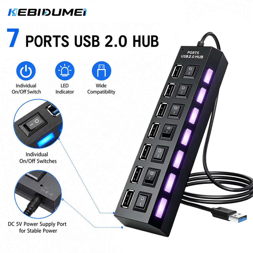 Concentrador USB KEBIDUMEI con - Docking Station For Macbook Pro reseña y precio