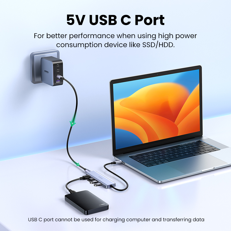 UGREEN-Hub con 4 puertos USB t - Docking Station For Macbook Pro reseña y precio
