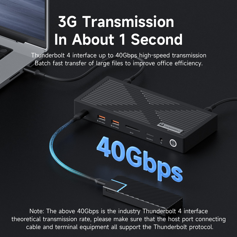 Hagibis Thunderbolt 4 Hub con  - Docking Station Thunderbolt 4 reseña y precio