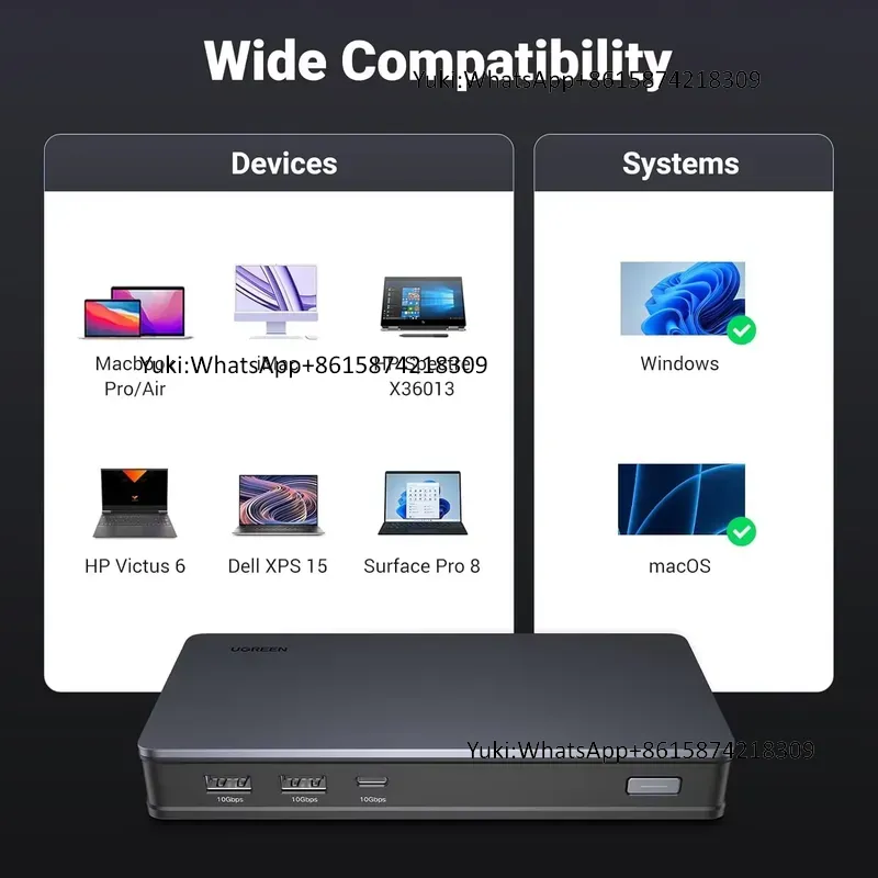 Estación de Conexión USB C 9 e - Docking Station Displaylink Dual 4K reseña y precio