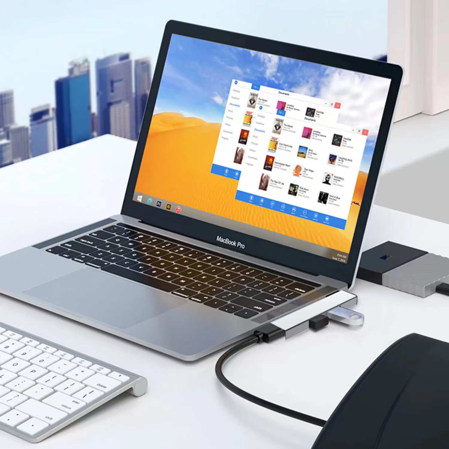 USB HUB 3,0 3 puertos Multi US - Docking Station For Macbook Pro reseña y precio