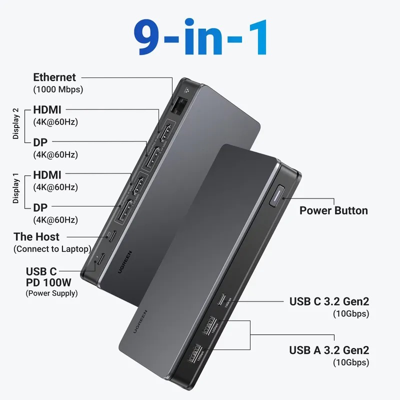 Oferta: Estación de acoplamien - Docking Station Displaylink Dual 4K reseña y precio