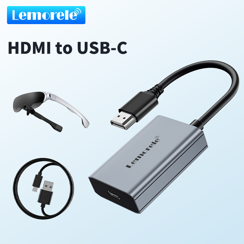 Lemorele-adaptador HDMI a TYPE - Usb C Dock Dual Hdmi 4K reseña y precio