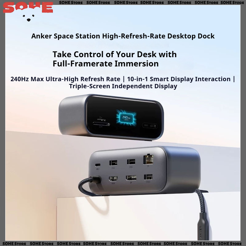 Anker A210C, concentrador USB- - Usb C Dock With 100W Pd reseña y precio