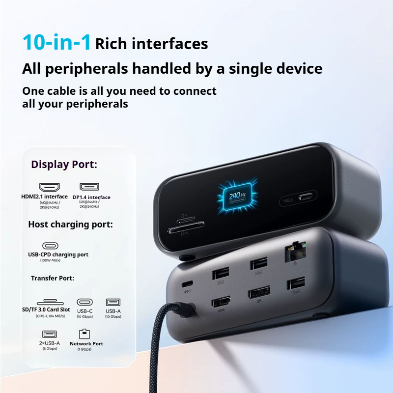 Anker A210C, concentrador USB- - Usb C Dock With 100W Pd reseña y precio