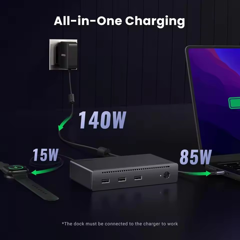 Base de Conexión UGREEN Thunde - Thunderbolt Dock 3 Display reseña y precio