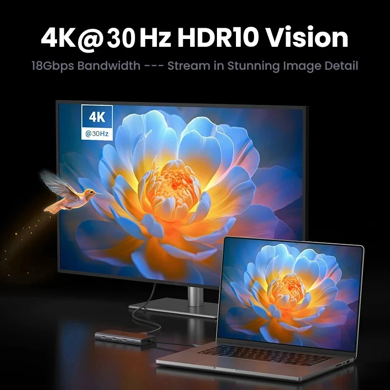 Adaptador KEBIDUMEI USB 9 en 1 - Usb C Hub Sd Card Reader 4K Hdmi reseña y precio