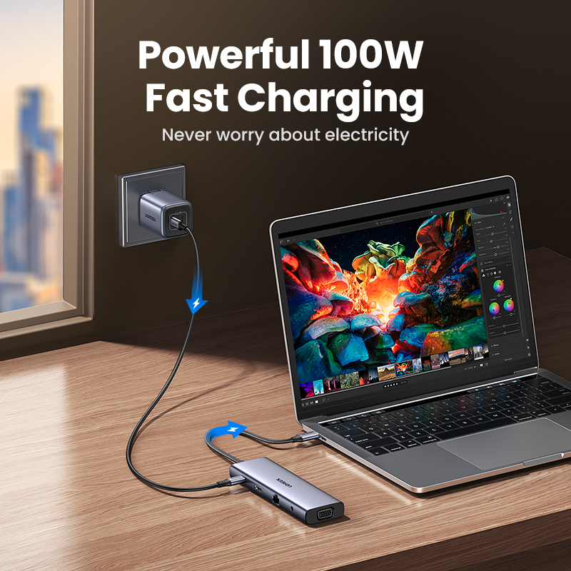 UGREEN USB HUB tipo C a 4K HDM - Usb C Hub Sd Card Reader 4K Hdmi reseña y precio