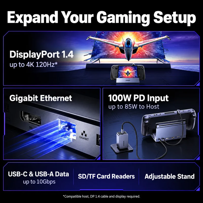 Base de conexión 9 en 1 para S - Usb C Dock With 100W Pd reseña y precio