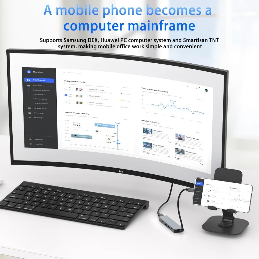 NUEVO HUB USB C 5 EN 1 o 7 EN  - Usb C Dock Dual Hdmi 4K reseña y precio