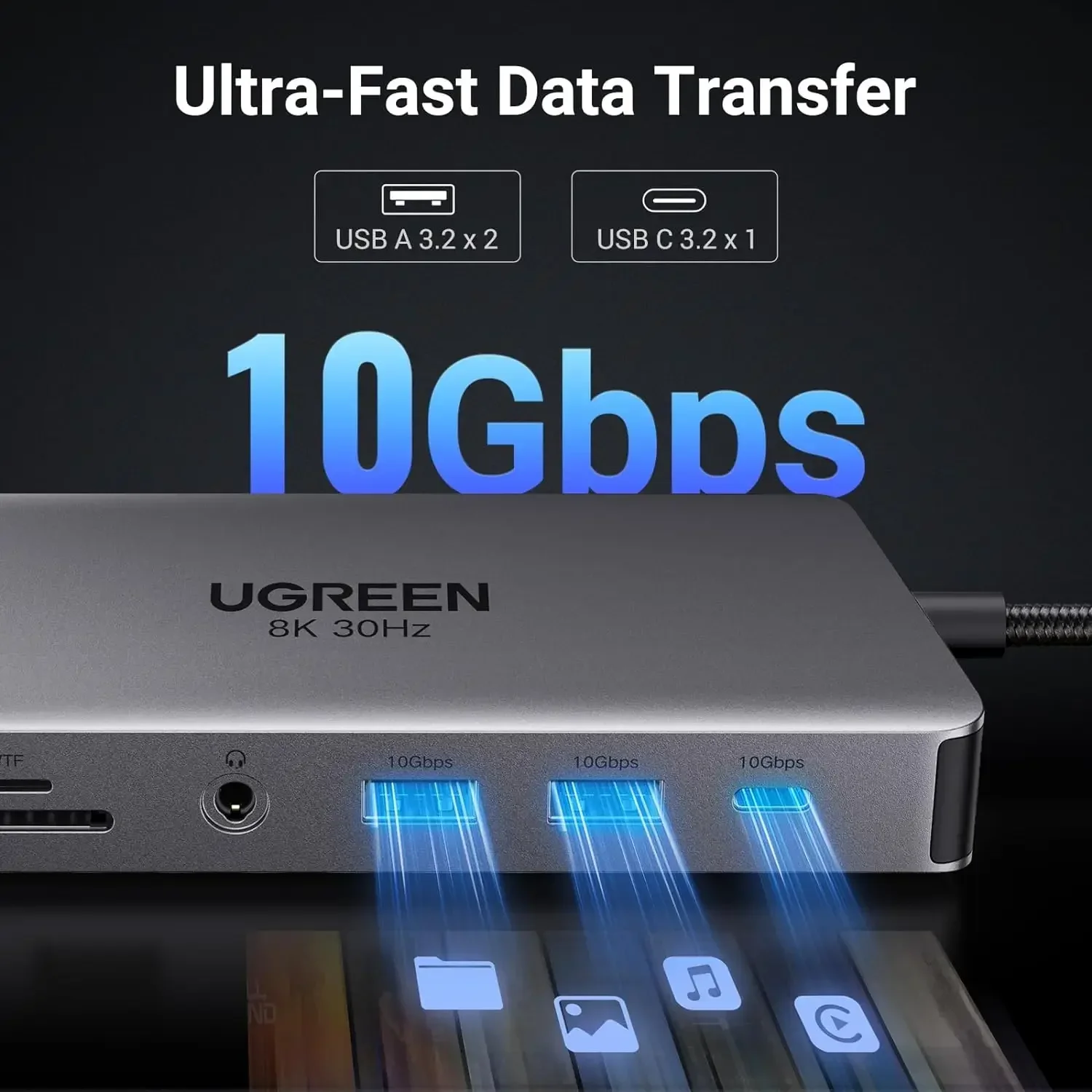 2025 gran oferta UGREEN Revodo - Usb C Dock With 100W Pd reseña y precio