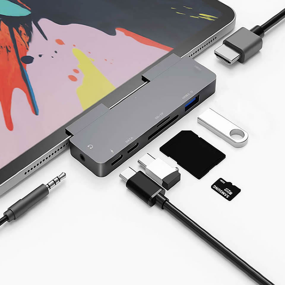 OUTMIX-Hub USB C a HDMI 4K, ad - Usb C Dock Dual Hdmi 4K reseña y precio