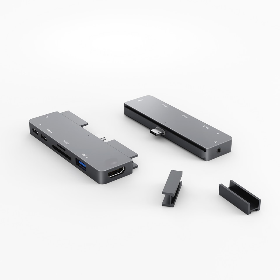 OUTMIX-Hub USB C a HDMI 4K, ad - Usb C Dock Dual Hdmi 4K reseña y precio